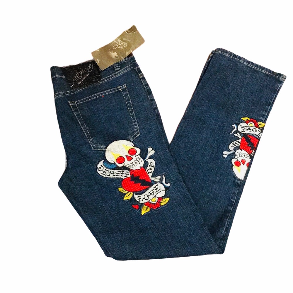 NWT Ed Hardy by Christian Audigier Jeans SZ  13/14